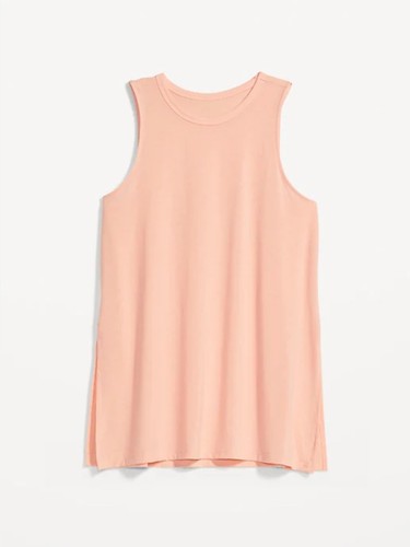 Old Navy Women's UltraLite All-Day Tunic Tank Top Peach Wren Size XS Petite - Picture 5 of 5