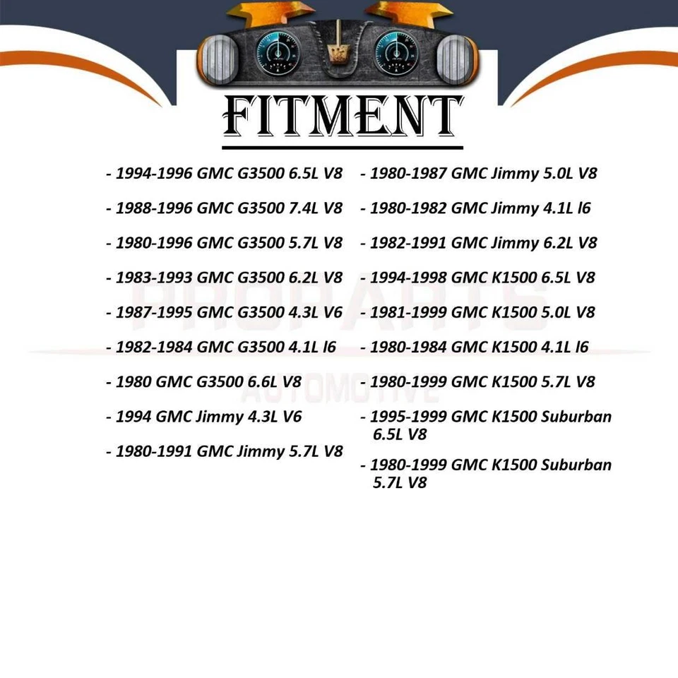 Bomba de dirección asistida 1x para GMC K2500 Suburban 6,5 L 1994-1999 GMC K2500 4,1 L 1980 Foto 2 de 4