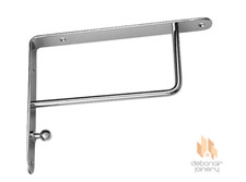 Chrome Shelf Support Bracket Heavy Duty High Load Wall Bracket