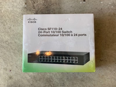 Cisco Sf110 24 Na 24 Port 10 100 Switch New Ebay