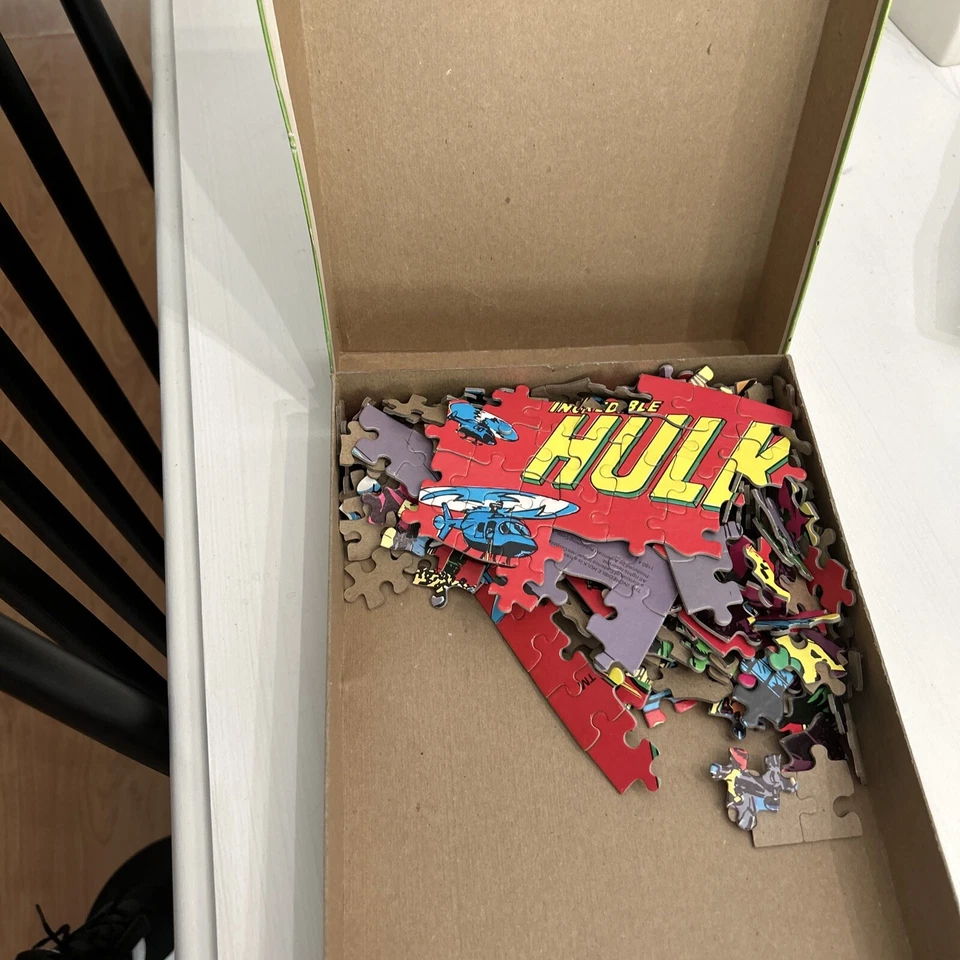 The Incredible Hulk Marvel 1980 300 Piece Jigsaw Puzzle by APC Canadian Vintage - Image 4 of 4