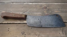 Antique Butch Knife Beautiful PATINA 12" with 7" Blade