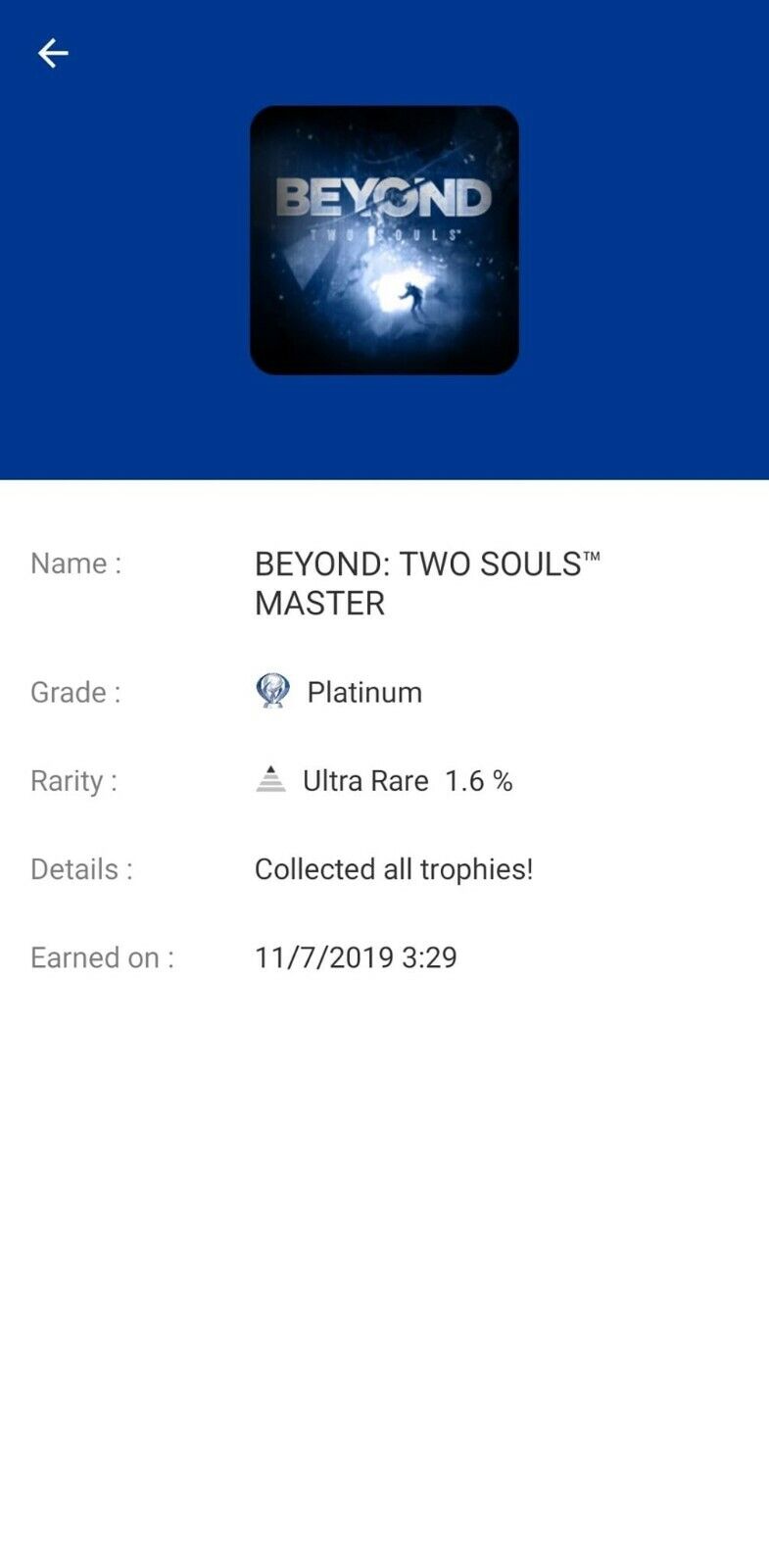 Sammenligne erklære indre Beyond Two Souls PS4 ( Playstation ) Platinum Trophy Service | eBay