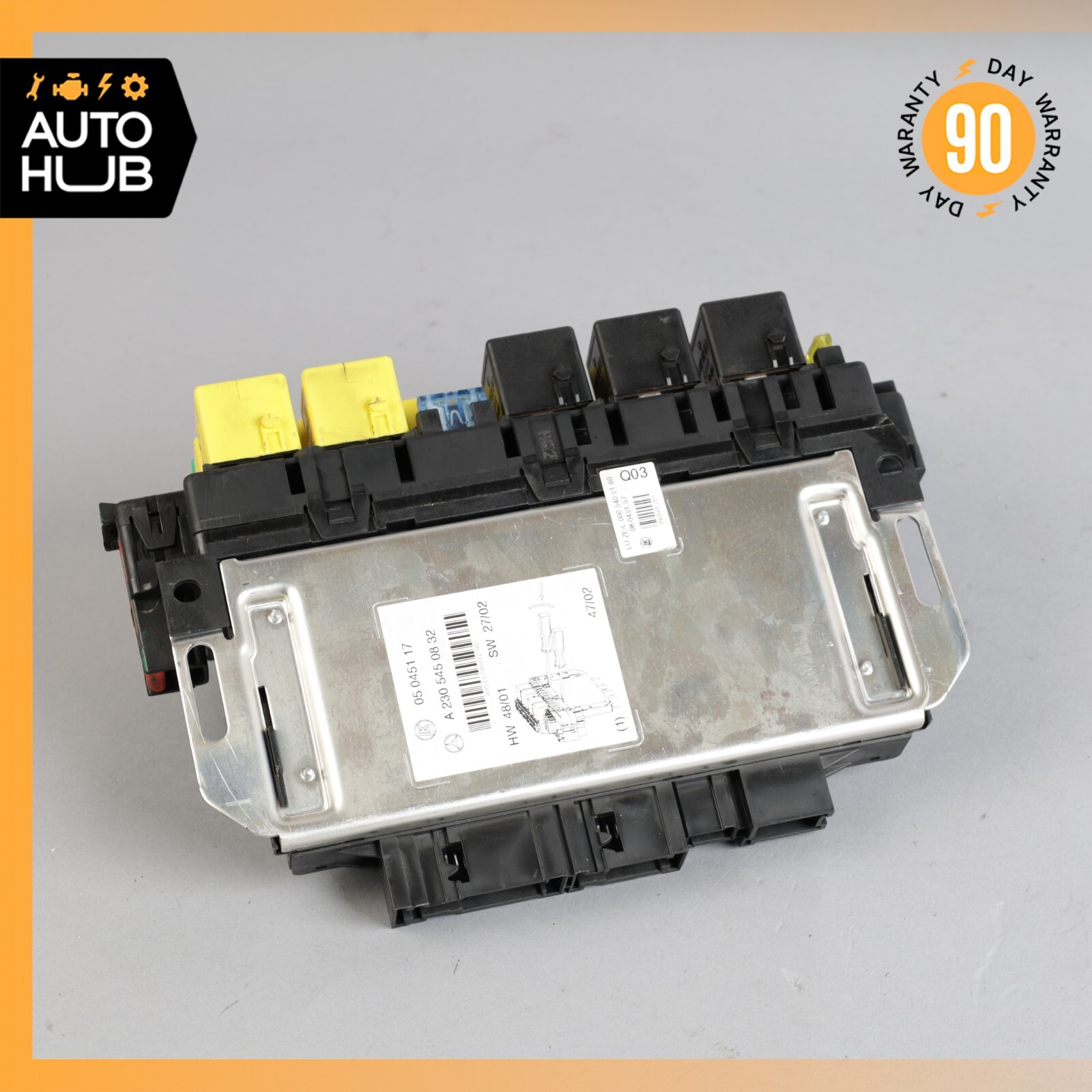 Mercedes R230 SL550 SL55 AMG SLR Front Left SAM Fuse Box Control Module OEM