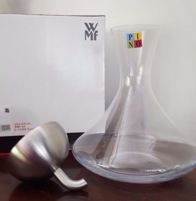 WMF Pino Decanter with WMF Stainless Steel Funnel & Strainer