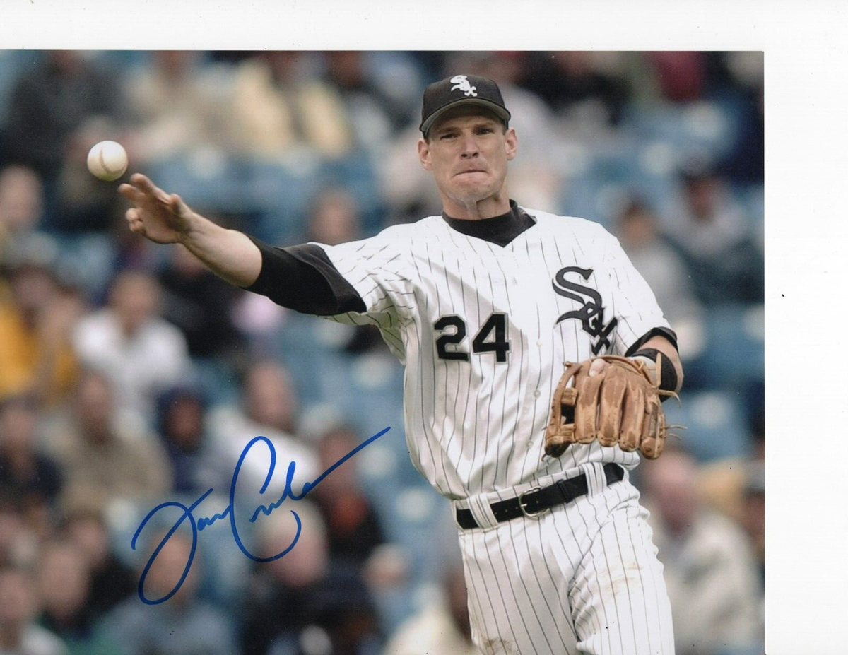 CHICAGO WHITE SOX JOE CREDE SIGNED MAKING THE THROW 8X10 | eBay
