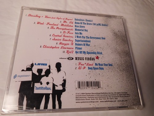 Who's America CD *Sealed* Rap Hip Hop Electronica -Rjd2/Mr Lif/D:Fuse/Dieselboy - Picture 3 of 5