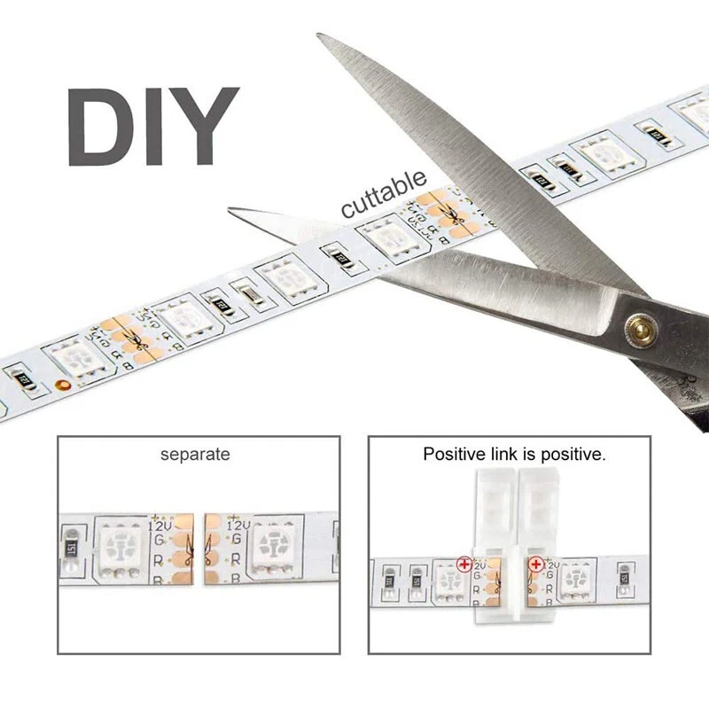 LED Strip Lights 16.4ft 5V USB RGB Color Changing led lights for bedroom decor - Image 3 of 4