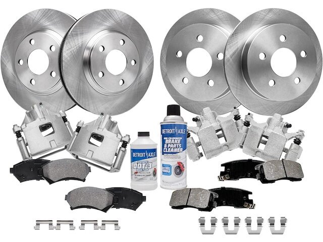 For Chevrolet Monte Carlo Brake Pad Rotor and Caliper Set Detroit Axle 38253SSCJ