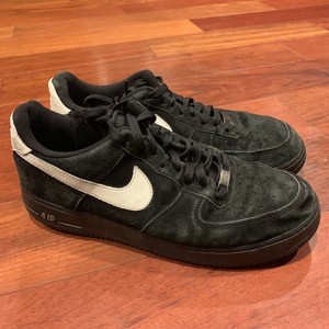 nike air force black suede mens