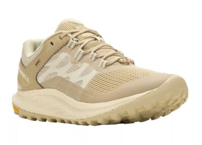 Merrell Antora 3 Hiking Trail Running Shoes Khaki Beige Women's Size 9 J500448