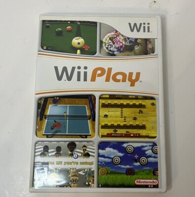 Wii Play Game Nintendo Wi Games Multi Sports Complete with Manual Tested