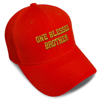 Baseball Cap 1 Blessed Brother Blessed Family D Dad Hats for Men & Women 1 Size