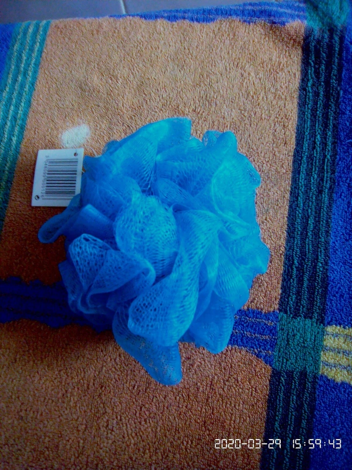 Fleur De Douche De Couleur Bleu - Photo 1/1