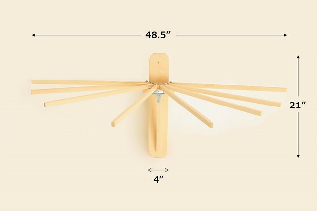 amish wall drying rack