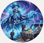 Hayleybug 1 oz Death Never Collected Undead Pirate coin w/ COA POP 15