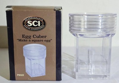 Egg Cuber Kitchen Tool Scandicrafts P8322 ''Make A Square Egg'' Boxed 