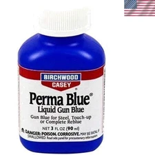 Spanish Perma Blue Liquid Gun Blue 3 FL OZ - Fast-Acting Touch-Up & Full Reblue