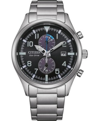 CITIZEN Men Analog Eco-Drive Casual Watch Classic Dress Black Dial Waterproof Ro