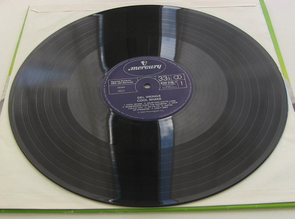 The Del Vikings  – Cool Shake - 12" LP Reissue von 1987 - Bild 3 von 4