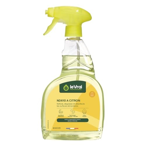 LE VRAI PROFESSIONNEL ND 610 A Dégraissant Alimentaire Parfum Pin Bidon 5L