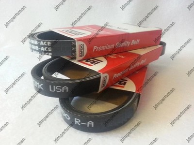 91-98 for 240SX Bando Drive Belt Kit AC-Steering-Alt 4PK-775 4PK-905  3PK-1000