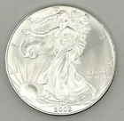 2002 $1 American Silver Eagle 1 oz Brilliant Uncirculated