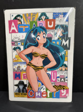 Urusei Yatsura Vintage 1980s Plastic Desk Pad Anime Stationery Rare Japan No.01A