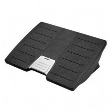 Fellowes FEL8032201 Adjustable Footrest Silver/Black 5.63" Tilt