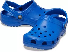 Crocs Classic Clogs Slip on Water Sandals Shoes Blue Bolt Toddler Kids Size C6