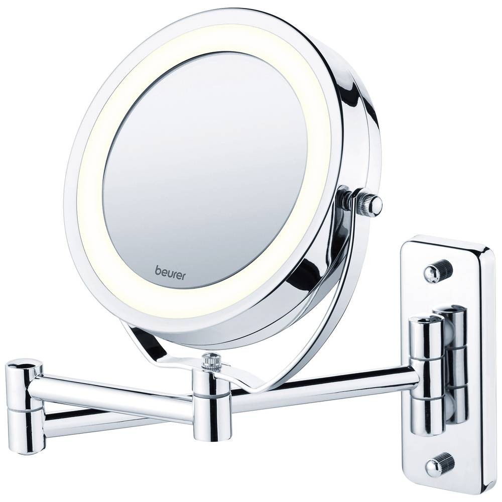 Beurer BS 59 Miroir cosmétique lumineux 2 en 1 mural et sur socle chromé
