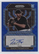 2022 Panini Prizm Rookie Blue Wave 26/50 Zach Thompson #RA-ZT Auto 0c6