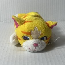 Lisa Frank Stuffins Sunflower Playtime Kitten 8" Stuffed Plush Beanie 1998