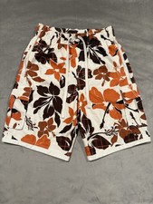 Hang Ten Hawaiian Tropical Cargo Hibiscus Board Shorts Swim Trunks Size Medium