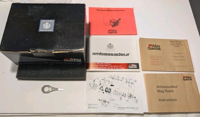 Abu Garcia Ambassadeur 6600 C5 Mag X BOX ONLY With Original Paperwork Fishing