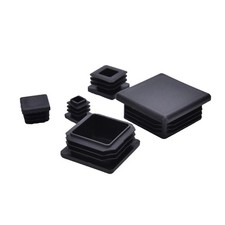 10Pcs Square Tube End Cap Plastic Plugs 12 Pack, 2 Inch 2X2 Square Tubing