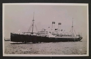 White Star Line RMS Arabic Postcard Sized Photo