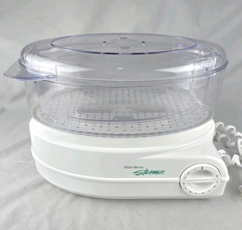 West Bend Electric 4 Cup Food Steamer Rice Cooker Model 60 Min Timer 86600