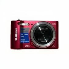 Samsung WB30F Red 3" Screen 10x Optical Zoom Built-In Flash WiFi Digital Camera.