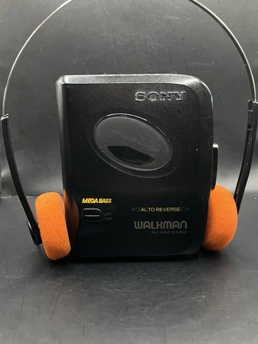Retro Sony Walkman WM-FX302 AM/FM Radio Cassette With Clip - Serviced & Working