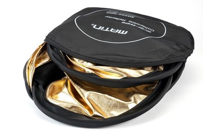 Matin COLLAPSIBLE REFLECTOR Grip-Type One Touch Silver Gold