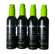 4x Gillette Labs Skincare Gentle & Rapid Hydrating Face Wash 5 oz Each