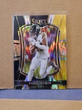 2025 Panini Select - Premier Level Rashid Shaheed #142 Black & Gold Shock Prizm