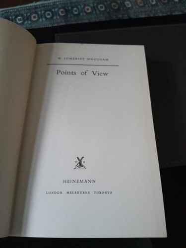2 X 1st Ed, Points of View, W Somerset Maugham, Louis Macniece, Christopher - Picture 5 of 15