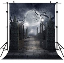 6X8FT Halloween Theme Pictorial Cloth Seamless Customized Photography Backdro...
