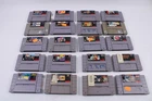 Super Nintendo SNES 20 piece Game Lot Cartridges Only Tested