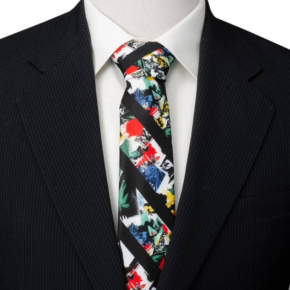 Corbata para el cuello DC Comics Batman Chaos Stripe para hombre Foto 2 de 4
