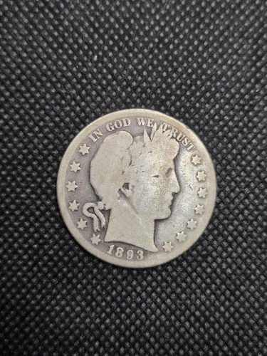 1893-O BARBER HALF DOLLAR AG