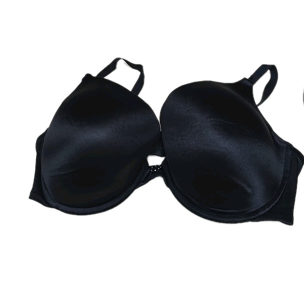 Maidenform Black Full Coverage Adjustable Straps … - image 1