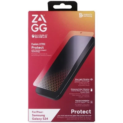 ZAGG Invisible Shield Fusion XTR3 Protecteur D'Écran Pour Samsung Galaxy S24 - Photo 1/2